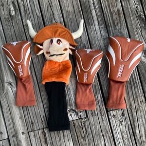 Texas Longhorns Golf Headcover Set